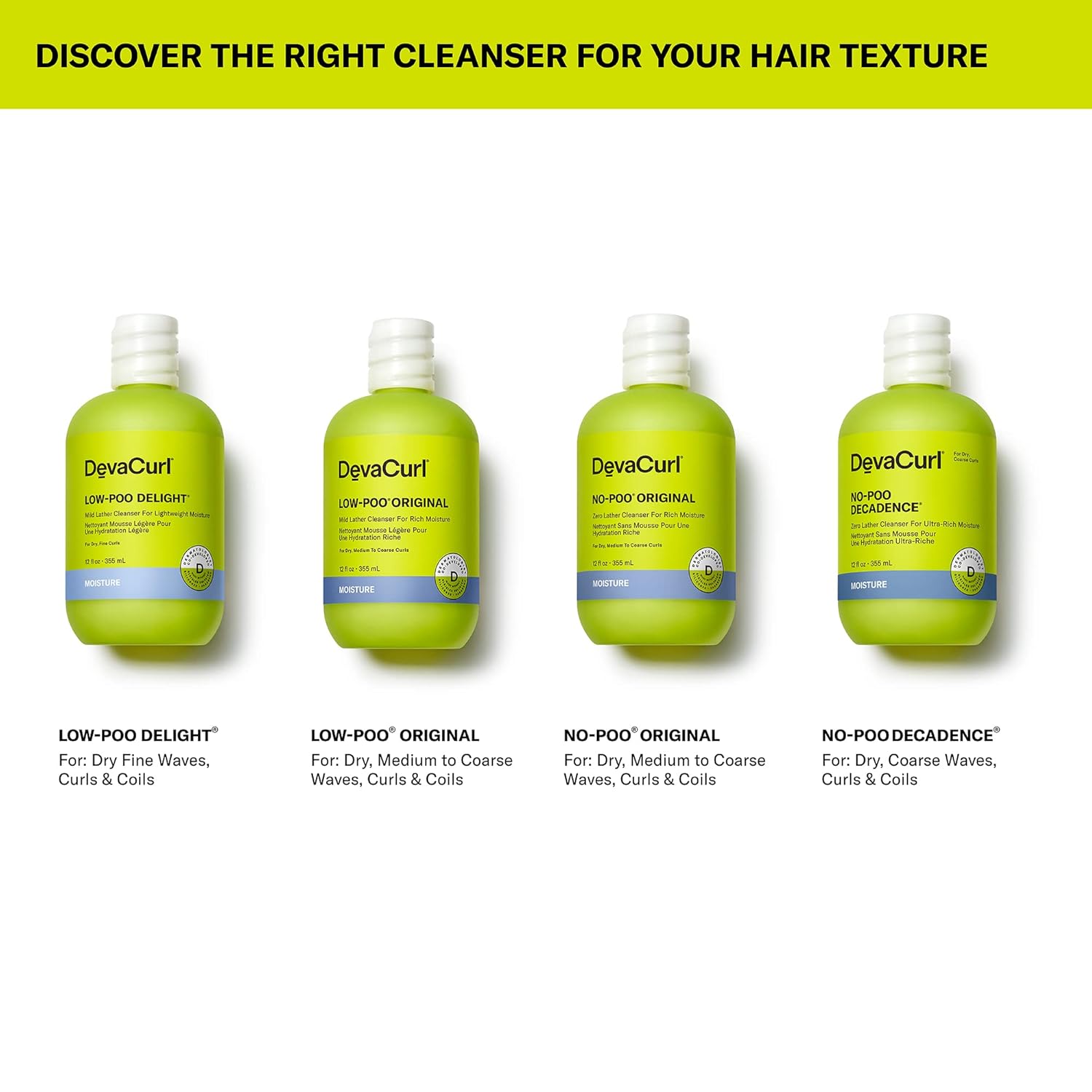Devacurl No-Poo Decadence Zero Lather Cleanser For Ultra-Rich Moisture, Green Oasis, 32 Fl. Oz. : Beauty & Personal Care