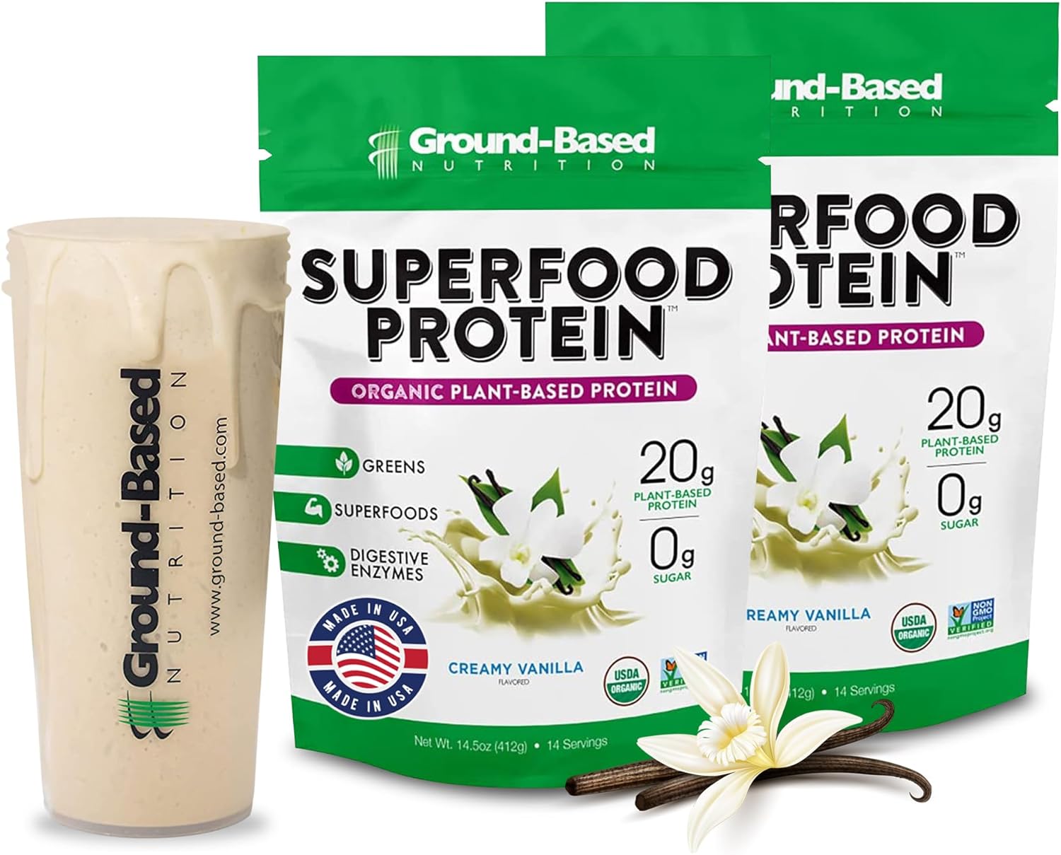 Superfood Protein, Plant-Based Protein Powder ? Super Food + Essential