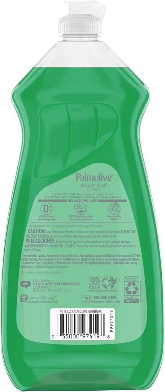 Palmolive Liquid Dish Soap, Original - 40 fluid ounce