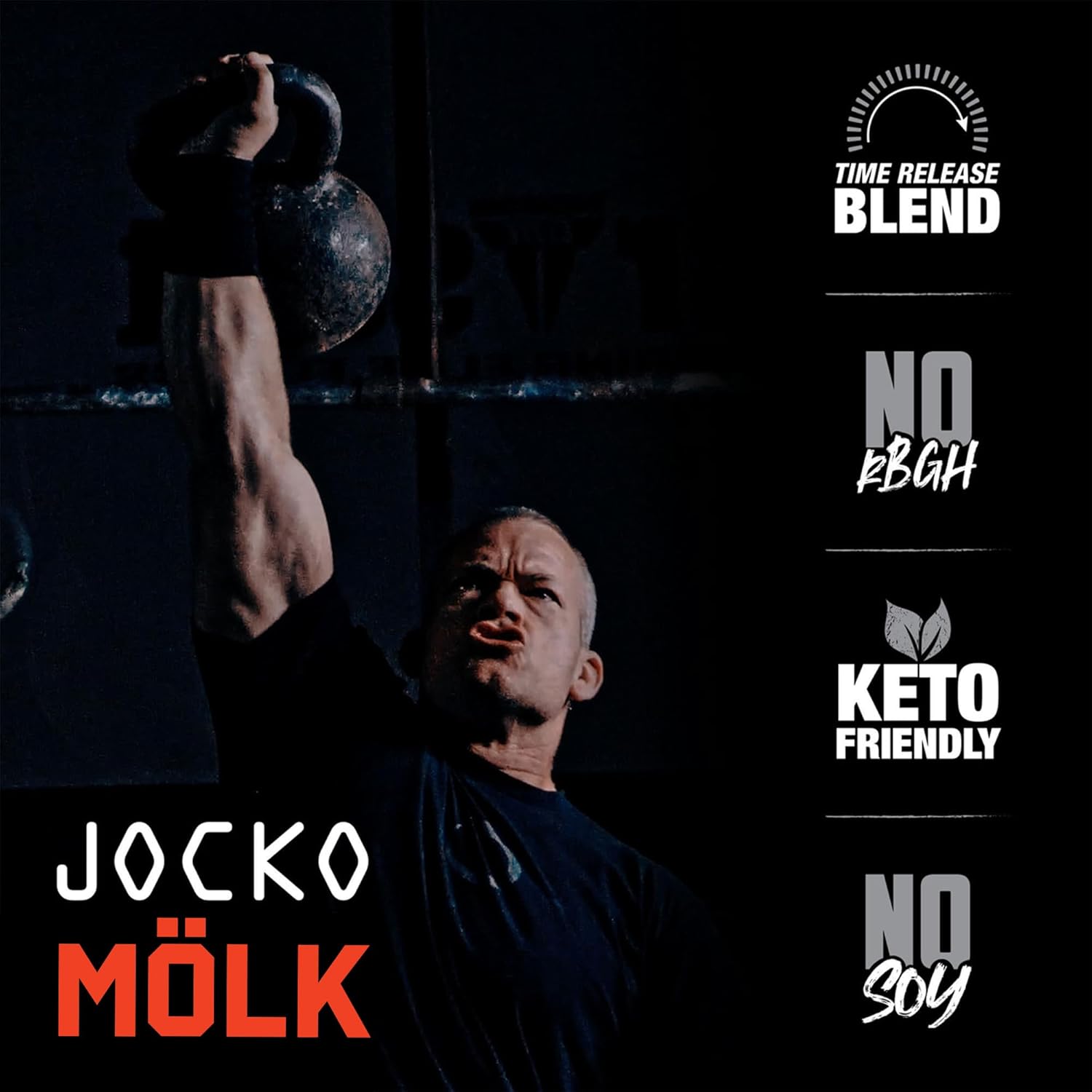 Jocko Fuel Protein Bundle (2 Pack) - Chocolate Peanut Butter (2lb) + Vanilla (2lb) - Supports Muscle Recovery & Growth : Health & Household