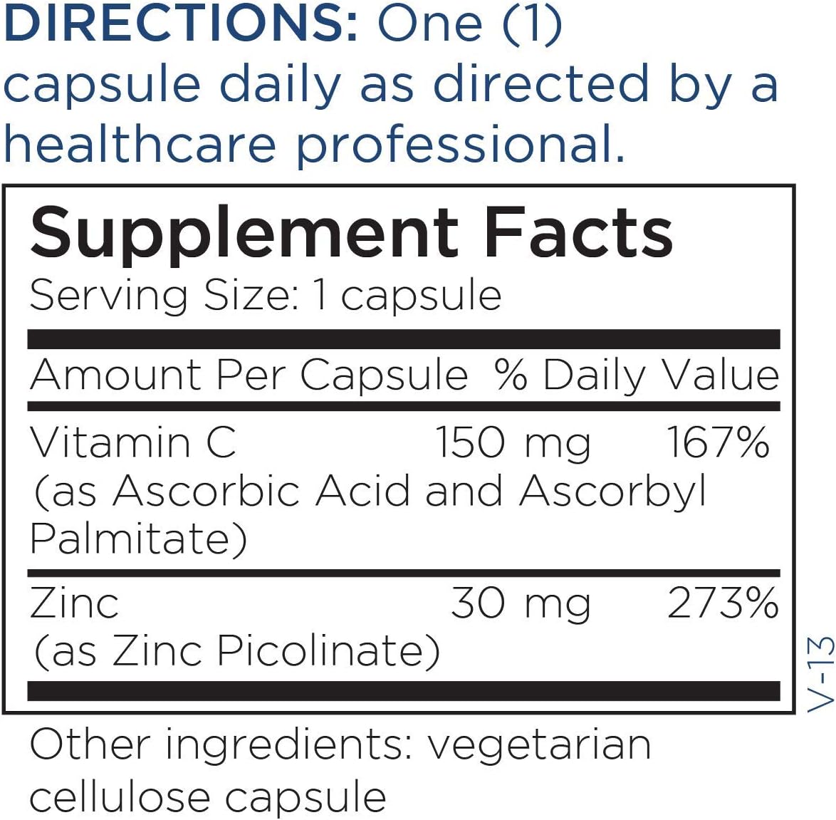 Metabolic Maintenance Zinc Picolinate - 30 Milligrams Bioavailability 