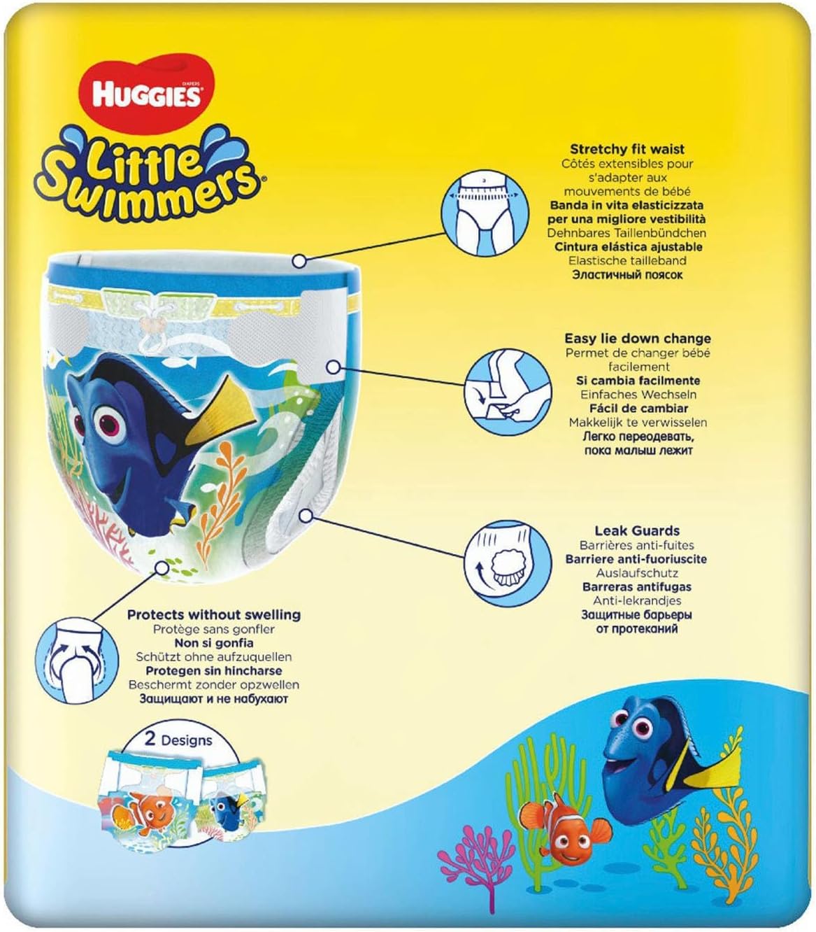 Huggies Little Swimmers Disposable Swim Diapers, X-Small (7Lb-18Lb.), 12-Count