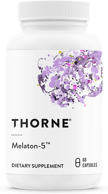 Thorne Melaton-5-5Mg Melatonin - Supports Circadian Rhythms, Restful Sleep, And Relaxation - Gluten-Free, Soy-Free,Dairy-Free - 60 Capsules