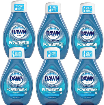 Dawn Platinum Powerwash Dish Spray Fresh Scent Refill - 6 Pack