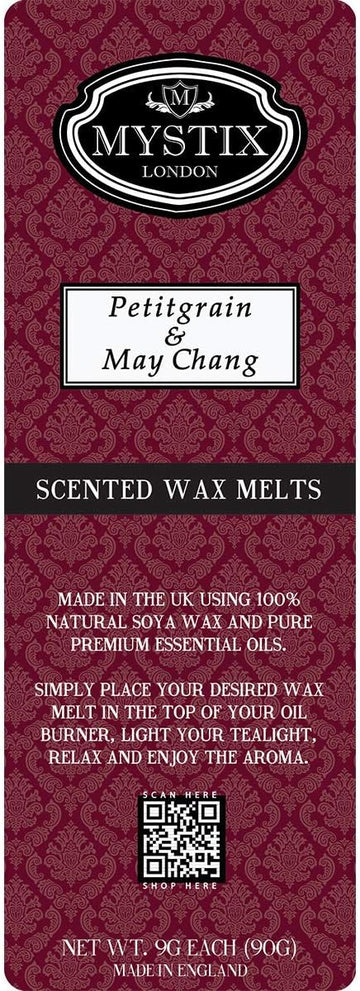 Mystix Petitgrain & May Chang Wax Melt x 5, 90g