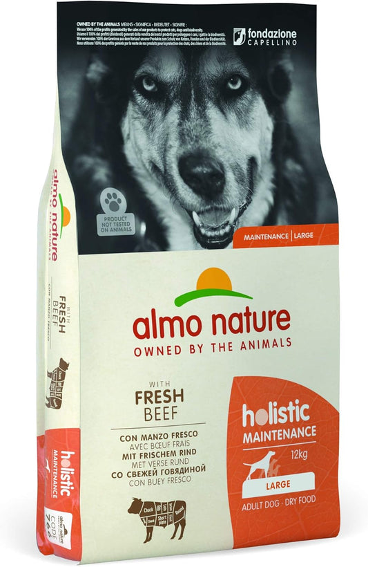 Almo Nature Holistic Beef and Rice, 12 Kg, Large :Pet Supplies