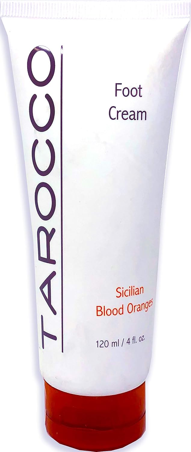 Baronessa Cali Tarocco Sicilian Blood Orange Foot Cream - Refreshing And Moisturizing - 4 Ounce