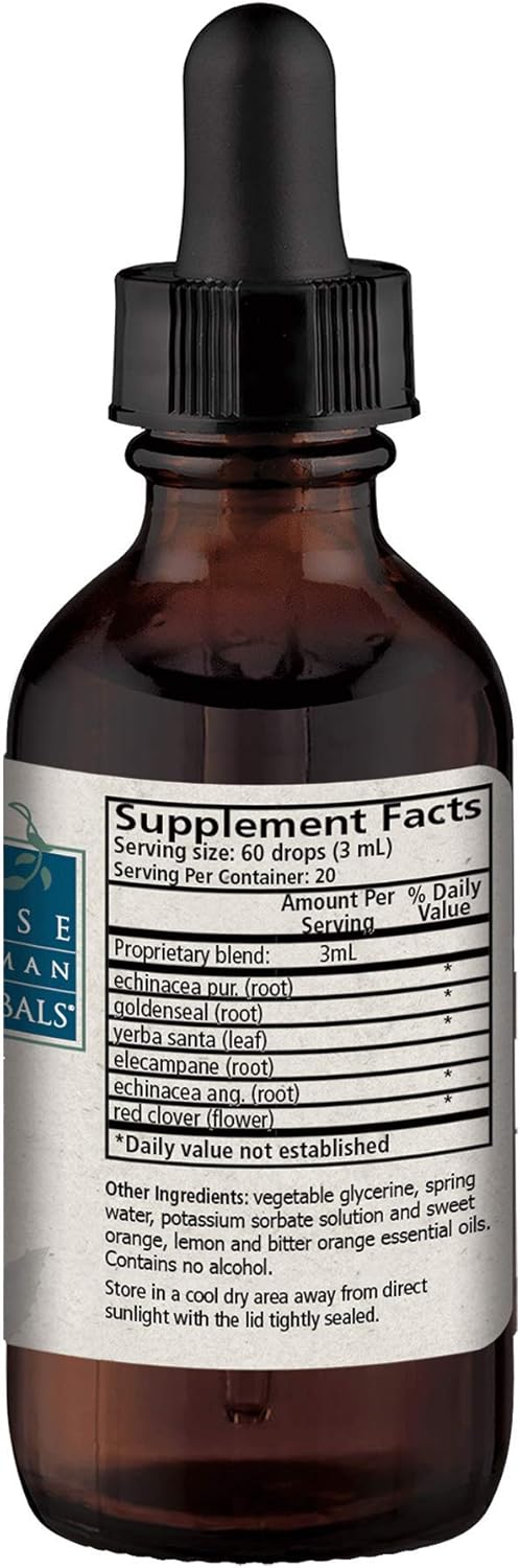 Wise Woman Herbals - Respiguard Glycerite Compound - 2 Oz - Supports Respiratory Tract And Immune System Response, Natural And Alcohol-Free