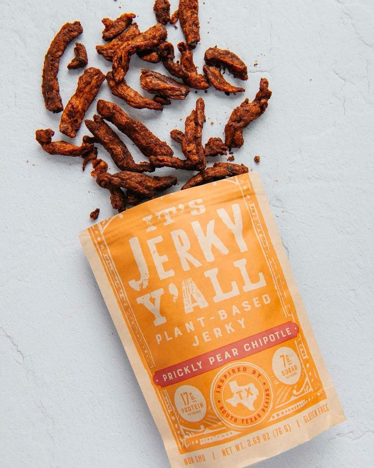 It's Jerky Y'all Plant Based Jerky CHIPOTLE | Beyond Tender and Tasty Vegan Snacks | Non-GMO, Gluten Free, Vegetarian (6 Pack) : CDs & Vinyl