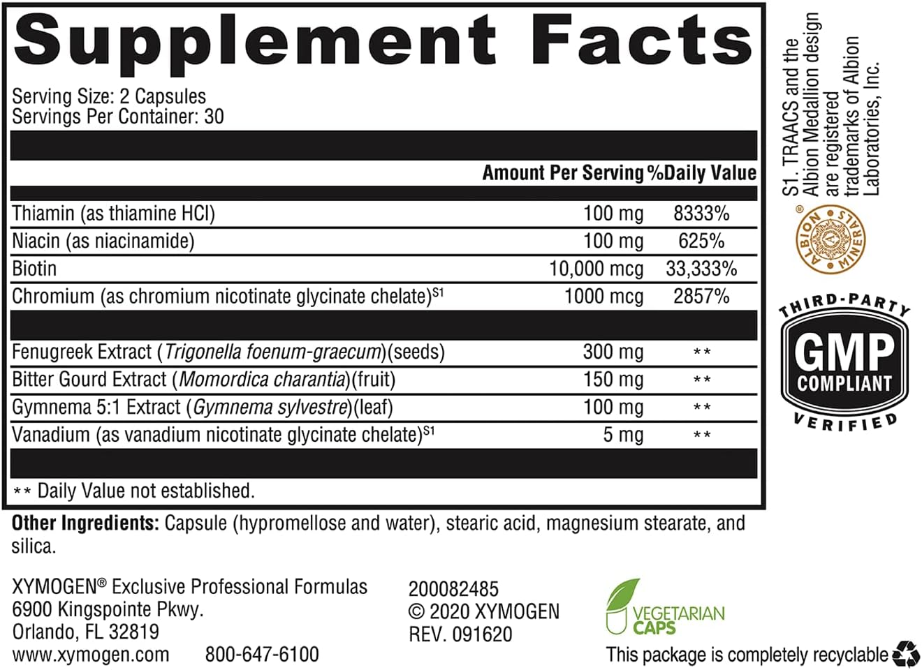 XYMOGEN MedCaps is - Herbal + Nutrient Support for Metabolic Health - 