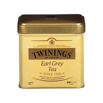 Twinings Earl Grey Loose Black Tea Tins, 7.05 Ounce Tins (Pack Of 6), Flavoured With Citrus And Bergamot, Caffeinated, Enjoy Hot Or Iced