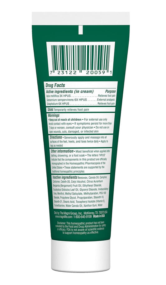 Magnilife Db Foot Cream, Calming Relief For Burning, Tingling, Shooting & Stabbing Foot Sensations - Soothes Dry, Cracked, Itchy, Sensitive Skin (8 Oz Tube)