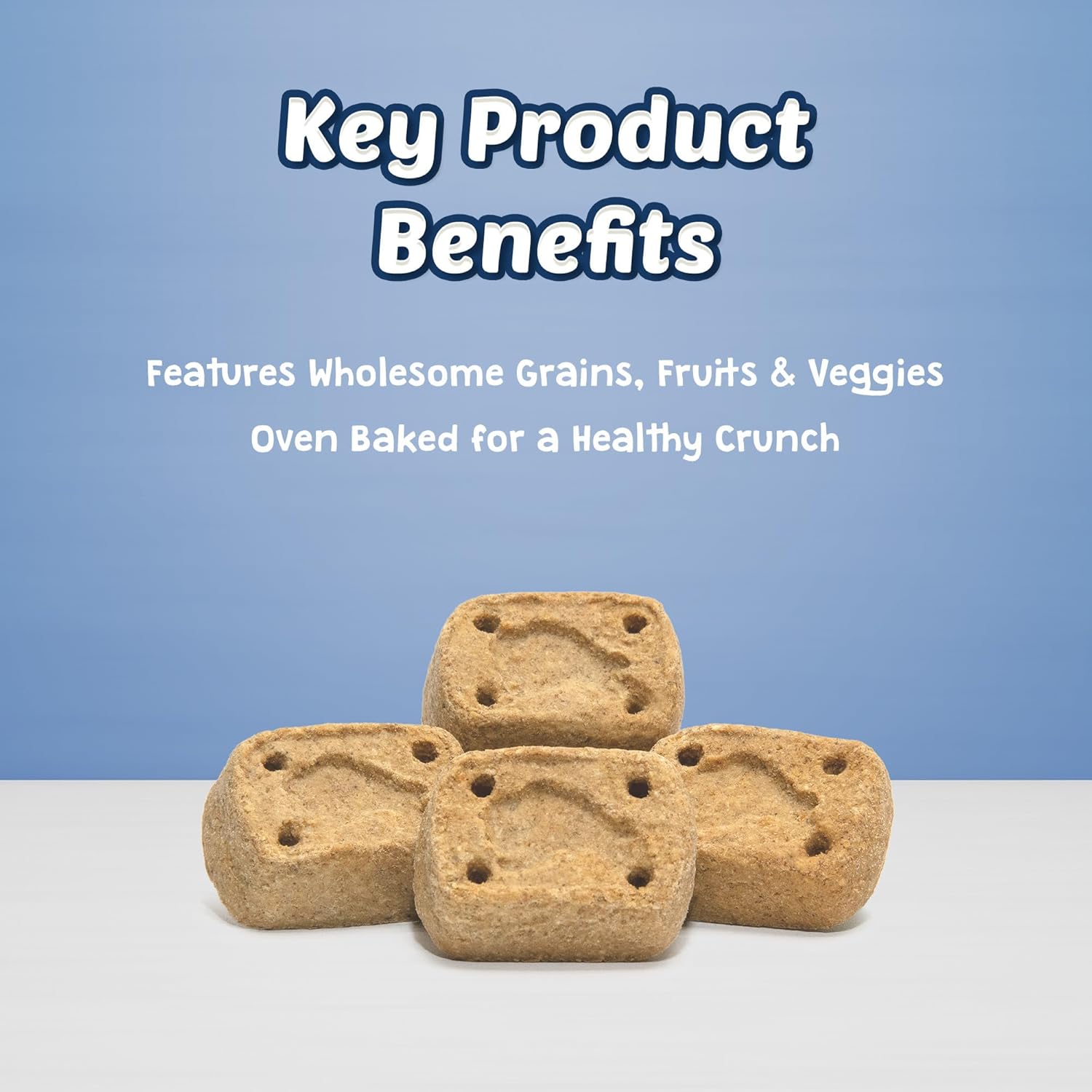 Blue Buffalo Mini Health Bars Crunchy Dog Biscuits, Oven-Baked With Natural Ingredients, Apples & Yogurt, 2-lb. Box : Pet Supplies