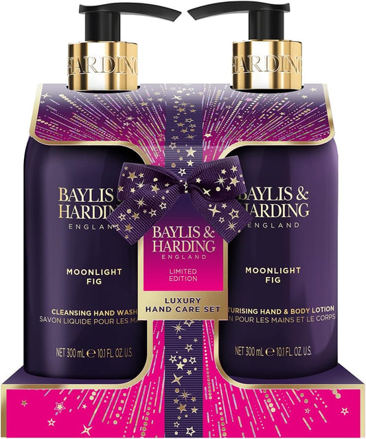 Baylis & Harding Moonlight Fig Glossy Lip Trio Gift Set - Vegan Friendly (Pack Of 1)