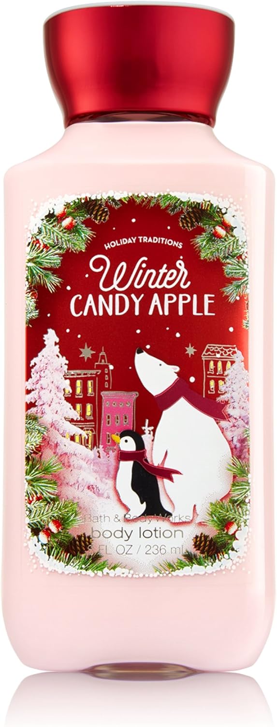 Bath & Body Works Winter Candy Apple Body Lotion 8 Oz / 236 Ml (Holiday Traditions)