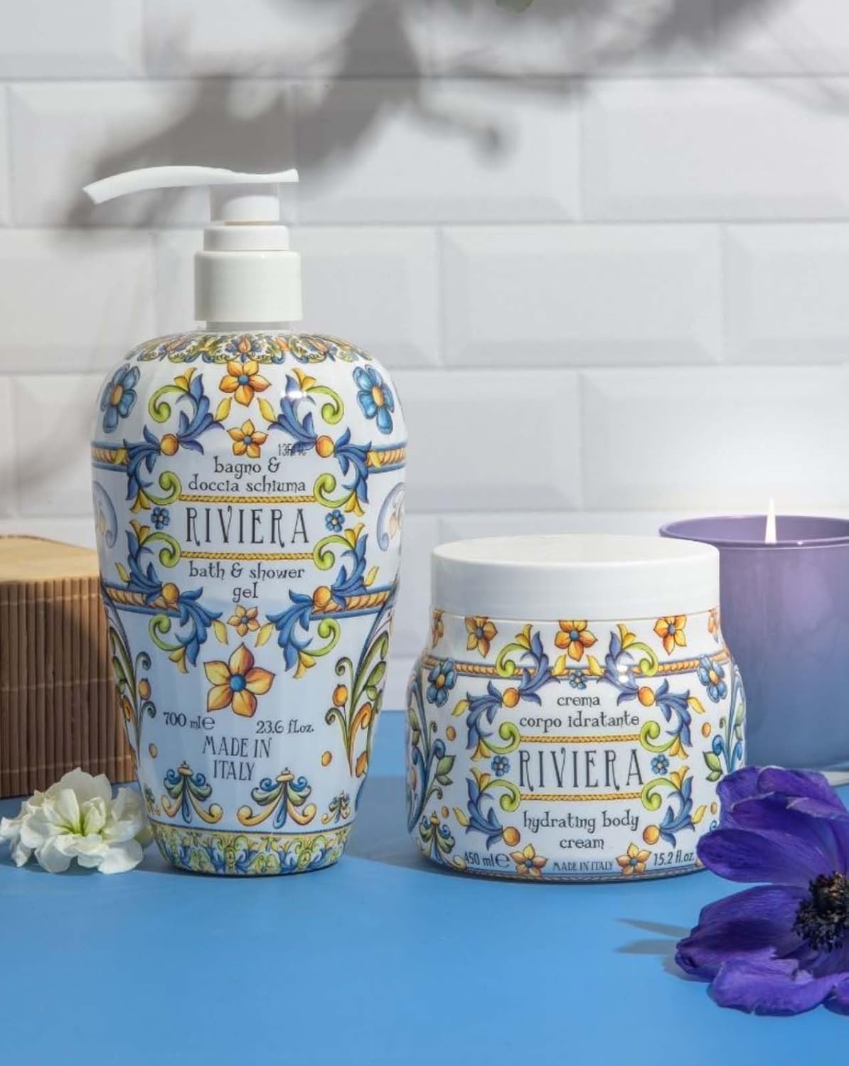Le Maiolica Bath And Shower Foam 700Ml Riviera : Beauty & Personal Care
