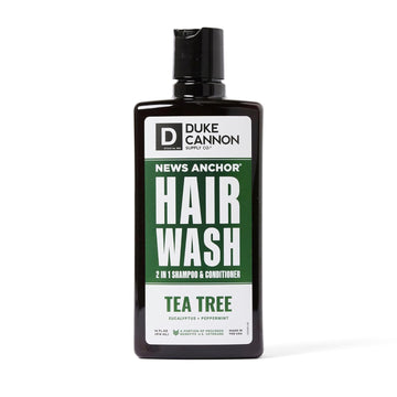 Duke Cannon Supply Co. News Anchor® 2-In-1 Hair Wash 14Oz Tea Tree