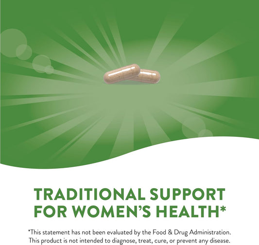 Nature'S Way Wild Yam Root, Traditional Women'S Health And Gastrointestinal Support*, 850 Mg Per Serving, 100 Vegan Capsules