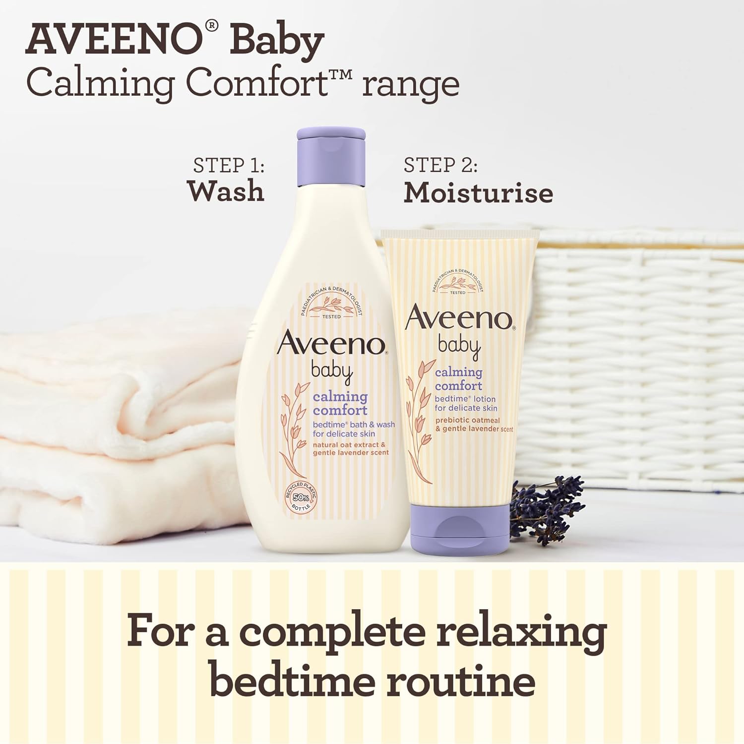 Aveeno Baby Calming Comfort Bedtime Lotion, 150 Ml (Pack Of 1)