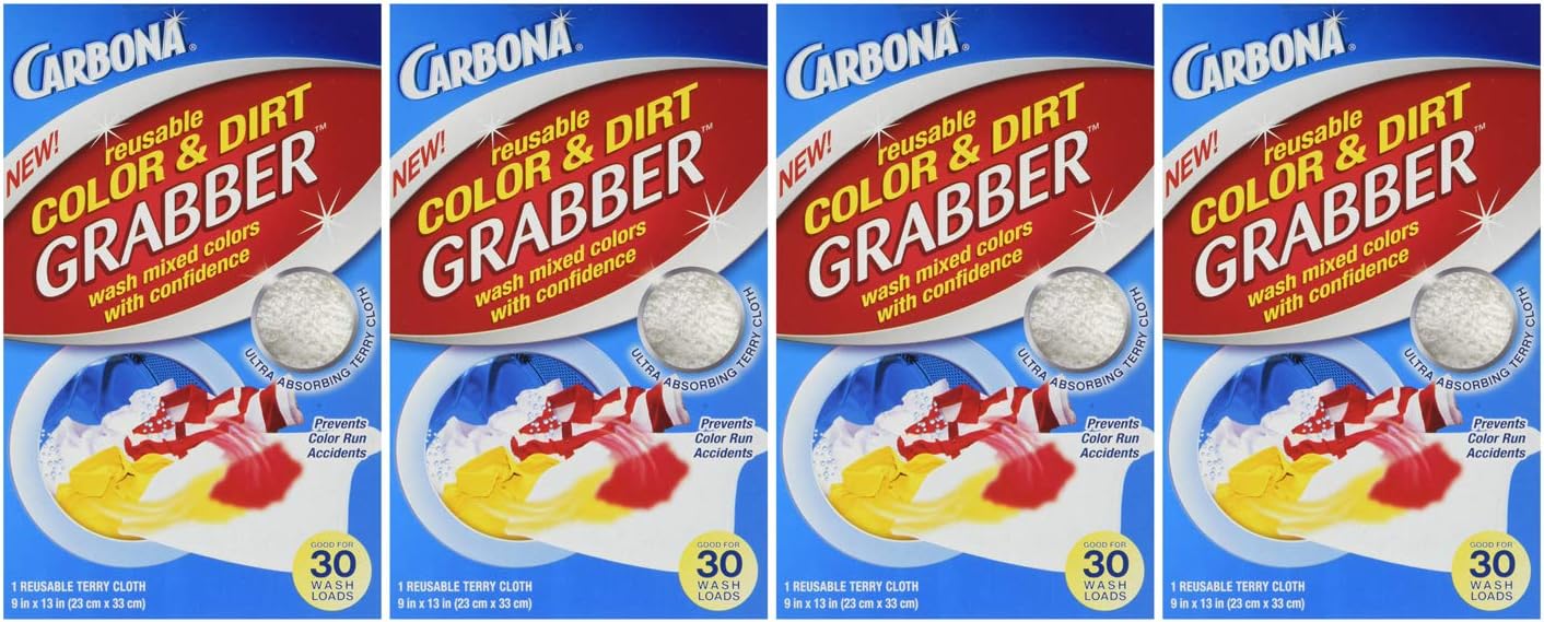 Carbona Color & Dirt Grabber Reusable, 1-Count (Pack of 4)