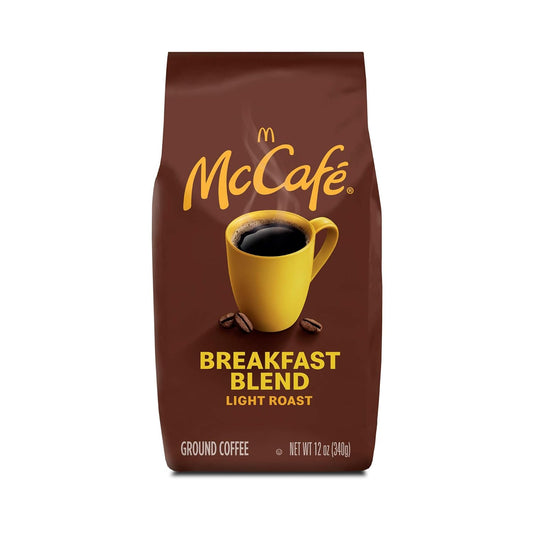 McCafe Breakfast Blend, Light Roast Ground Coffee, 12 oz Bag