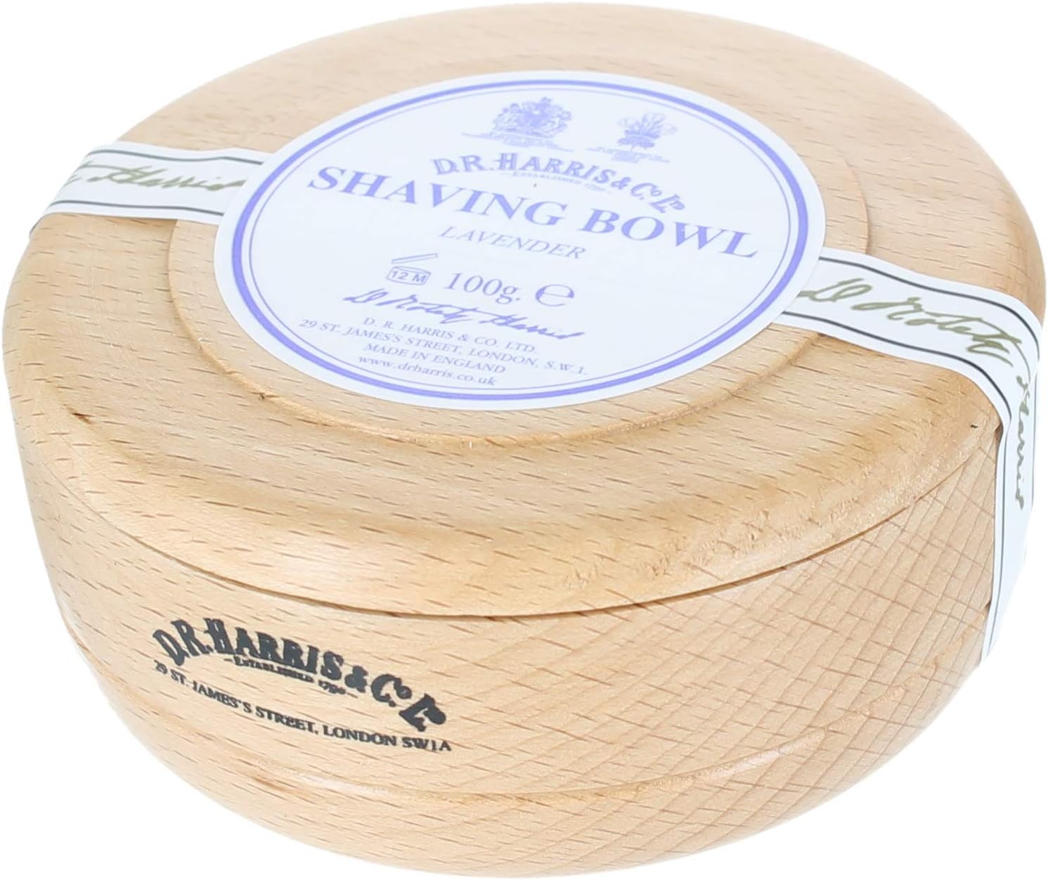 D.R. Harris & Co. Lavender Beech Shaving Bowl 100G : Beauty & Personal Care