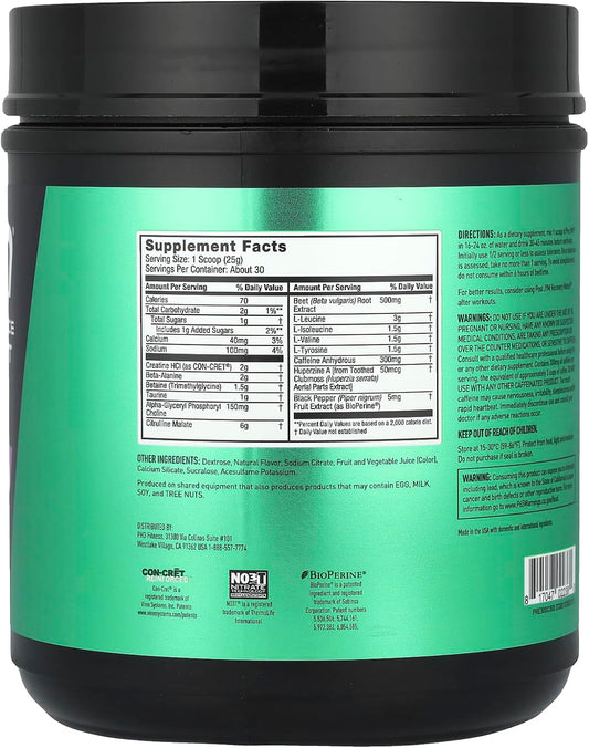 Jym Supplement Science Pre Jym Pink Lemonade Pre Workout Powder For Men & Women, Bcaas, Nootropics, Creatine Hci, Citrulline, Beta-Alanine, Betaine, Taurine, Huperzine, 30 Servings