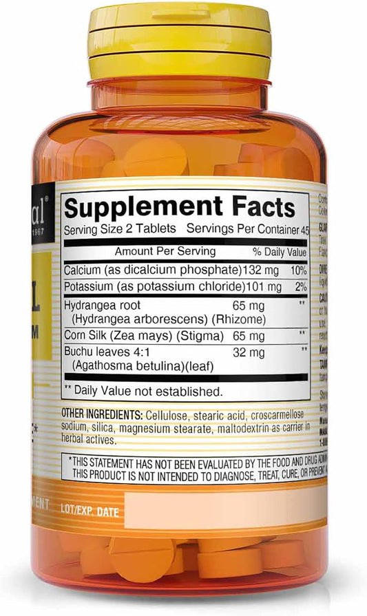 Mason Natural Water Pill with Potassium and Calcium - Supports Fluid Balance, Helps Relieve Bloating and Swelling, Natural Diuretic Supplement, 90 Tablets (Pack of 3)