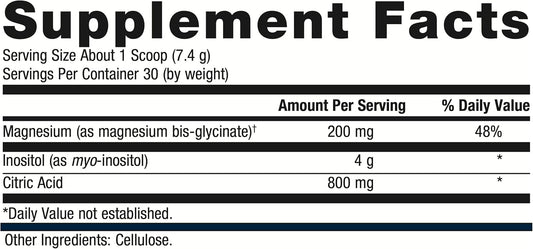 Metagenics Cenitol - Magnesium Supplement For Neuro Health* - With Myo-Inositol, Citric Acid & Magnesium - Supplements For Nervous System & Brain Function* - 7.8 Oz - 30 Servings