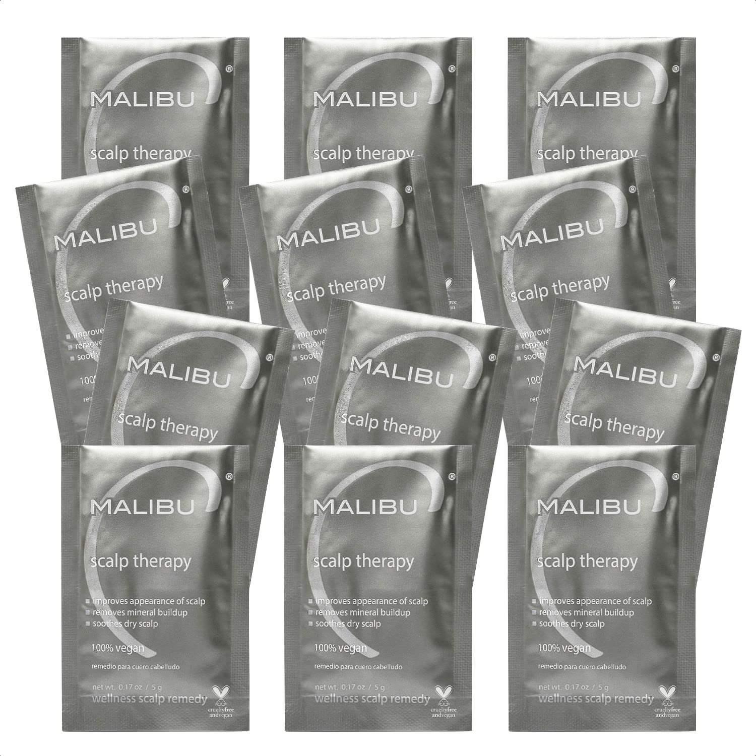 Malibu C Scalp Therapy Wellness Remedy - Mineral Build Up Scalp Cleanser With Salicylic Acid + Vitamin C - Moisturizing & Soothing Dry Scalp Care