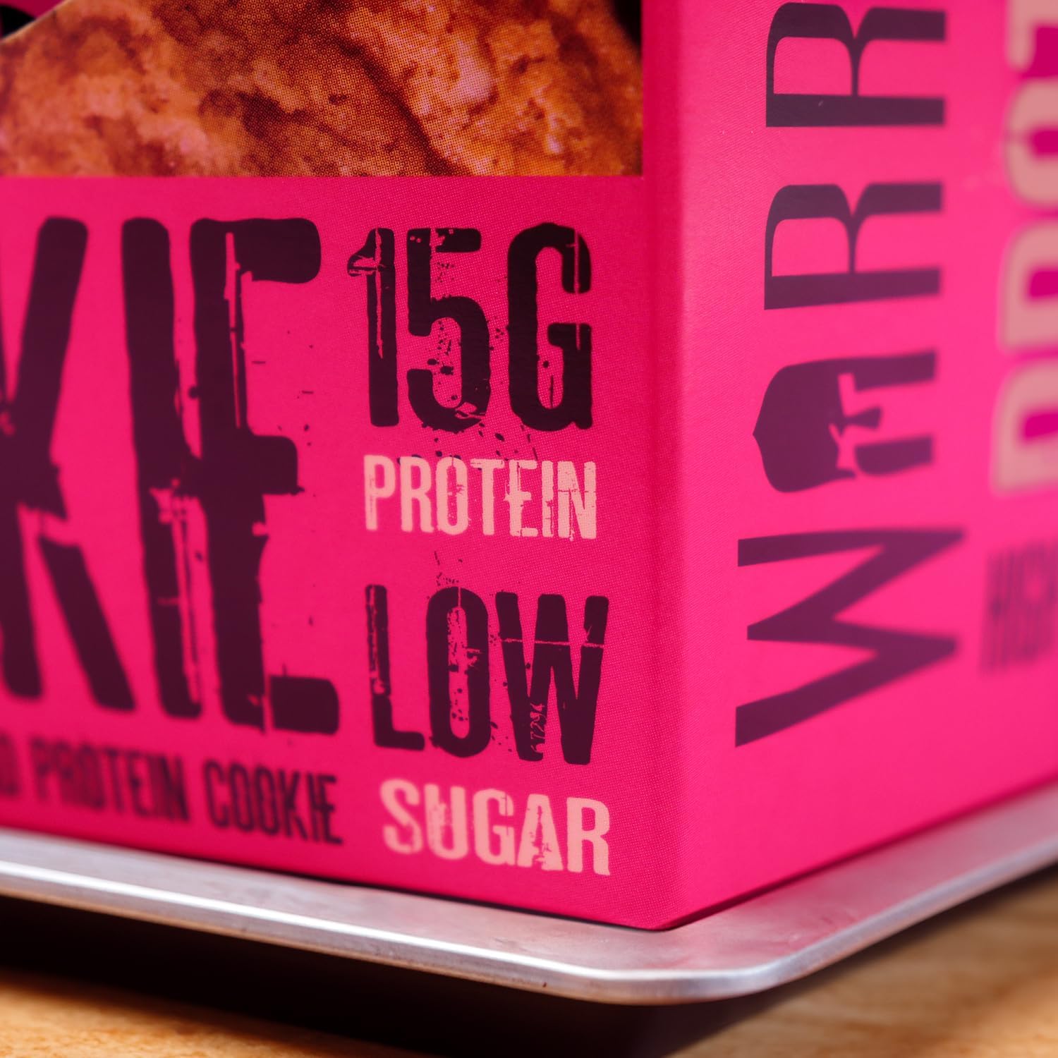 Warrior Protein Cookies – 15g of Protein – Low Sugar – Baked Cookie Snack – 12 x 60g – Individually Wrapped – Vegetarian Friendly, Raspberry & White Chocolate : Amazon.co.uk: Grocery