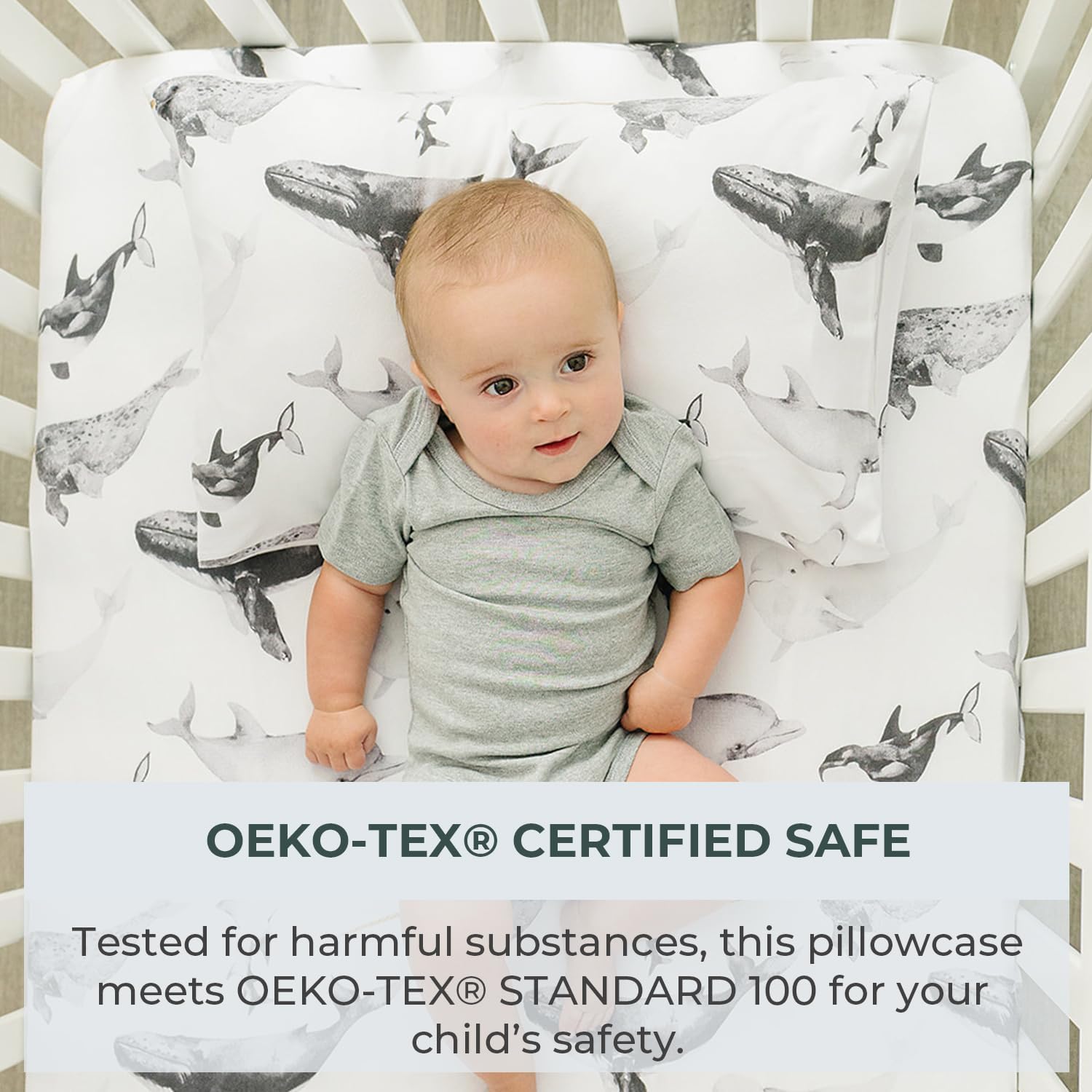 Pobibaby - 2 Pack Premium Toddler Pillowcase - Ultra Soft Jersey Knit - Crib Pillow, Kids Pillow, Travel Pillow Case Cover (Seaside)