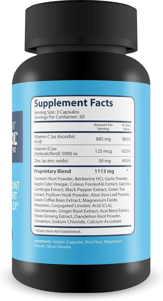 Arthronol Pro - Our Best Bone Support Supplement - Natural Bone Support Complex - Pro Arthronol Bone Support Formula Bone Relief Pills - Bone Health Support For Men And Women