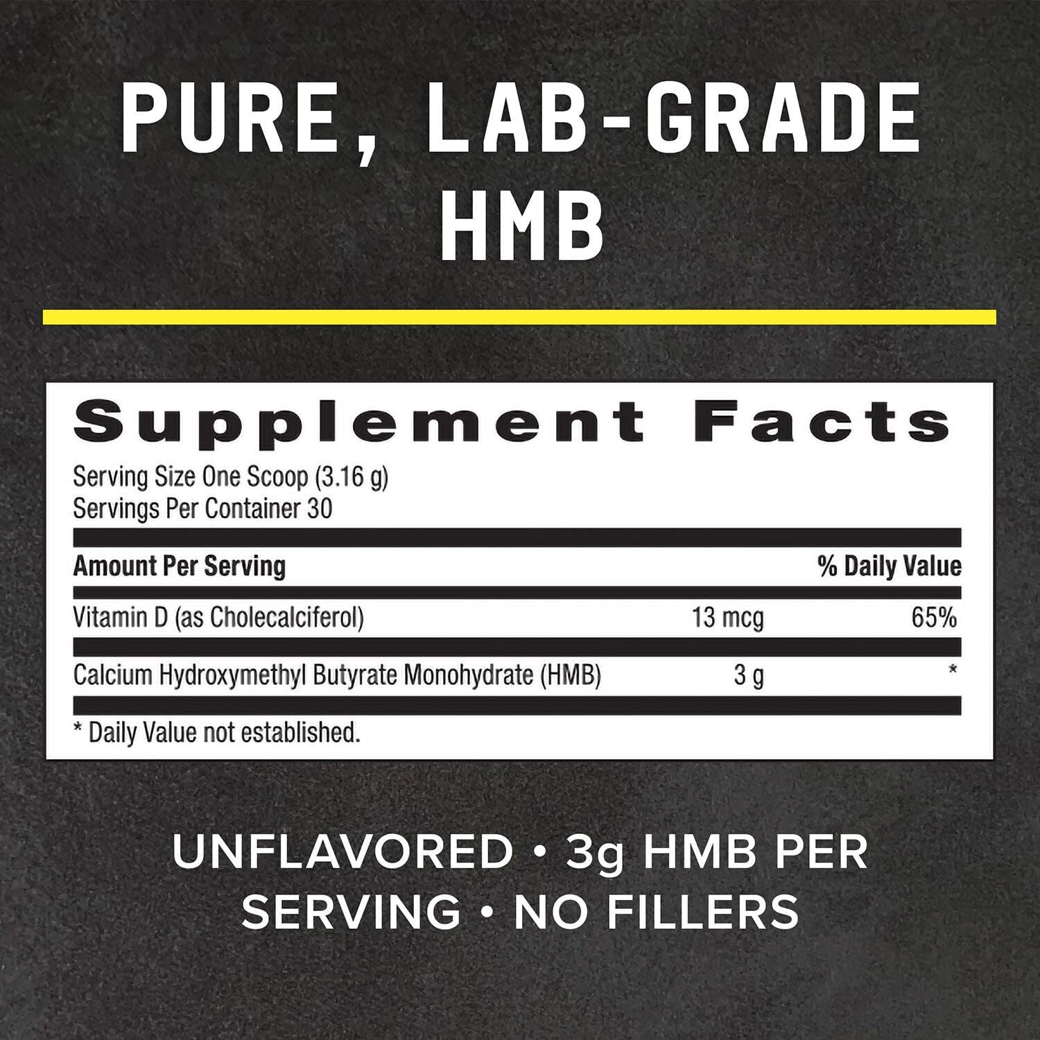 Beyond Raw Chemistry Labs Hmb Powder, Increase Performance, 30 Servings : Health & Household