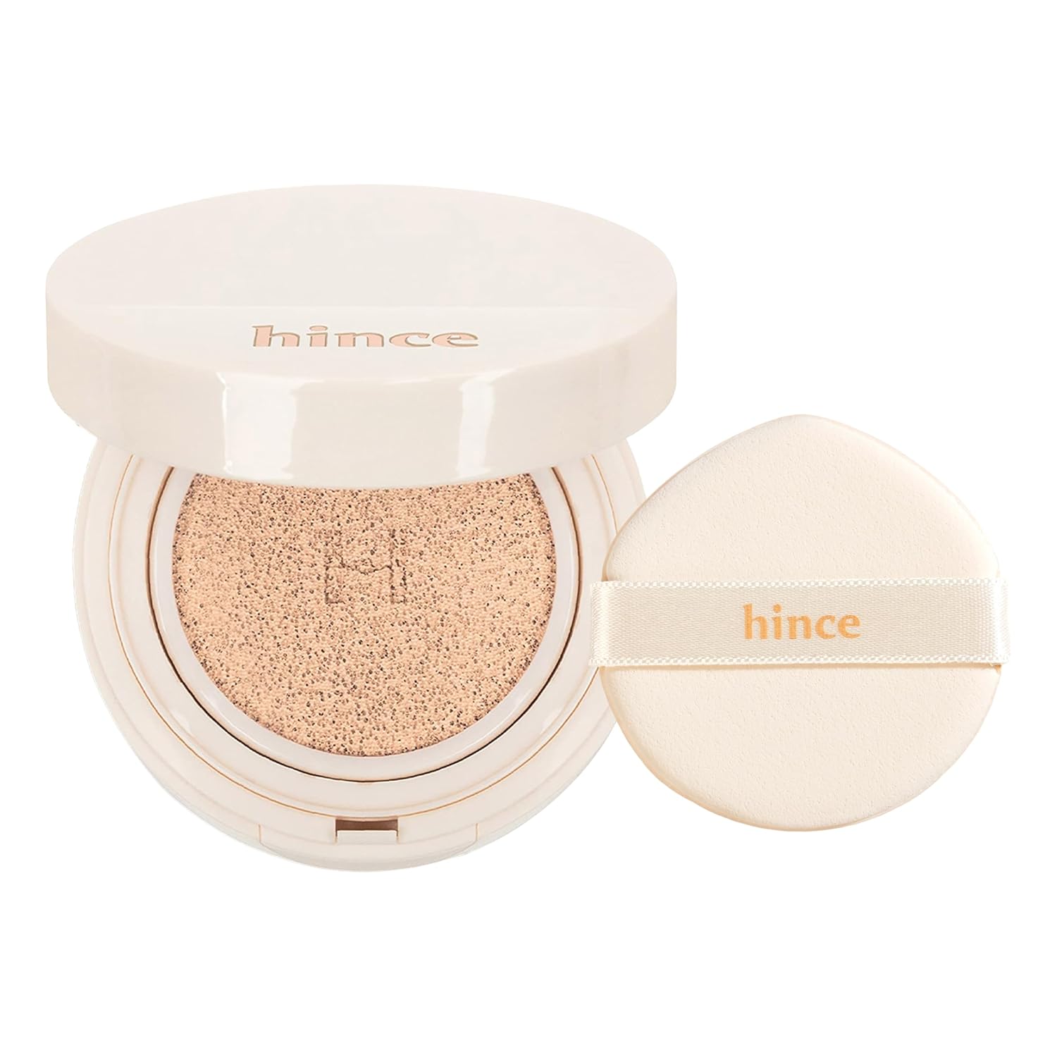 Hince Second Skin Glow Cushion-12G | Skin Foundation Dewy, Glow, Long-Lasting, Classy, Clean Beauty, Lightweight, Natural Look,Refreshing, Moisturizing, Slim Fitting Texture (Rosy, 15)