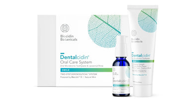 Biocidin Dentalcidin Oral Care System - Fluoride Free Toothpaste & Oral Rinse - 100% Plant-Based - Professional Strength Mouth Wash & Toothpaste For Adults & Kids 2+ (2 Piece Set)