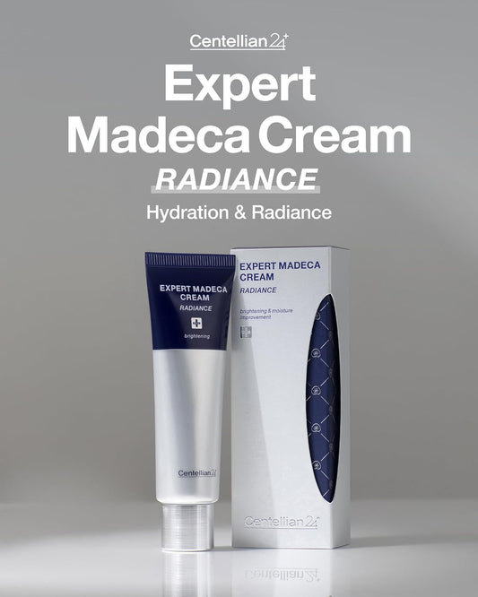 Centellian 24 Valentines Day Gifts Expert Madeca Cream (Radiance, 1.69Fl Oz) Premium Lasting Hydration Moisturizer For Dry, Sensitive Skin With Centella Asiatica, Teca, Gotu Kola