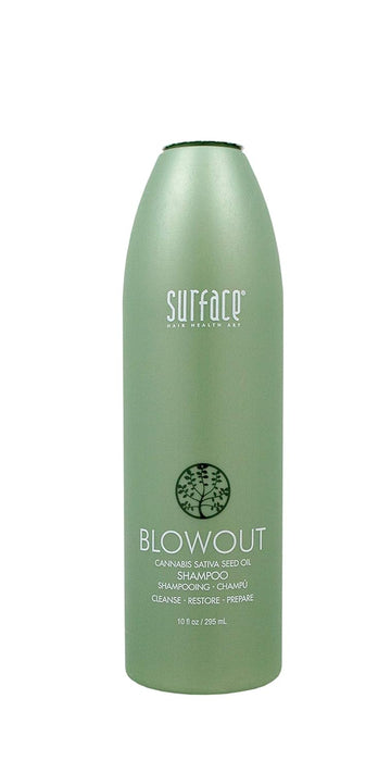 Surface Hair Blowout Shampoo For Women And Men, Organic Conditioner And Heat Resistant Hair Style Protector With Babassu Oil