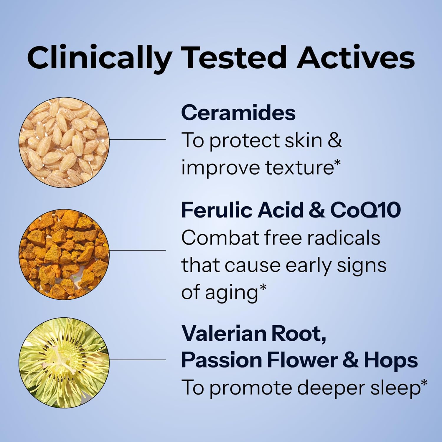 Hum Mighty Night - Nighttime Supplement For Skin + Coq10 & Ferulic Acid To Promote Skin Cell Turnover - Overnight Beauty Vitamins For Women (60-Count) : Health & Household