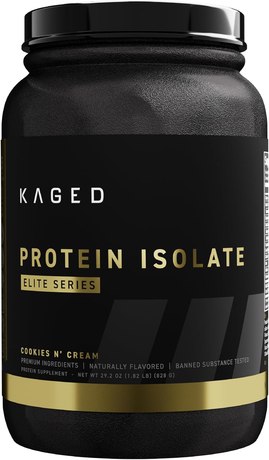 Kaged Protein Powder Elite: 100% Isolate Blend Whey, Casein, And Milk Protein Blend For Recovery And Muscle Building | Cookies N Cream | 2Lbs