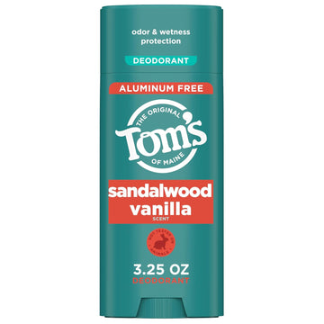 Tom’S Of Maine Sandalwood Vanilla Natural Deodorant For Men And Women, Aluminum Free, 3.25 Oz