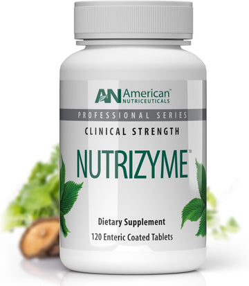 American Nutriceuticals – Nutrizyme – 120 Tablets – Professionally Formulated Proteolytic Enzyme Complex – Supports Immunity, Circulation & Metabolic Balance