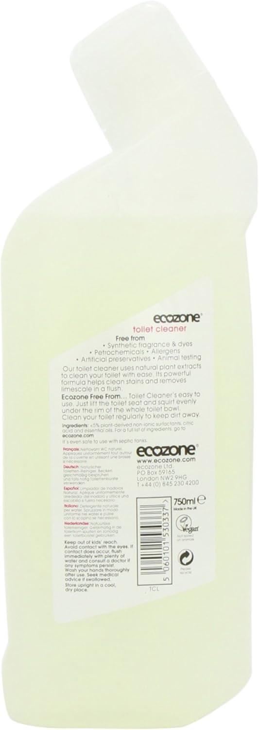 Ecozone Toilet Cleaner 750 Ml (Pack Of 6)