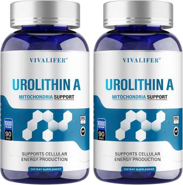 Urolithin A Supplement 2000 Mg - 120 Capsules Unleashing Powerful Antioxidant Shield, Boosting Healthy Aging & Mitochondrial Health And Cell Repair Support For Men & Women
