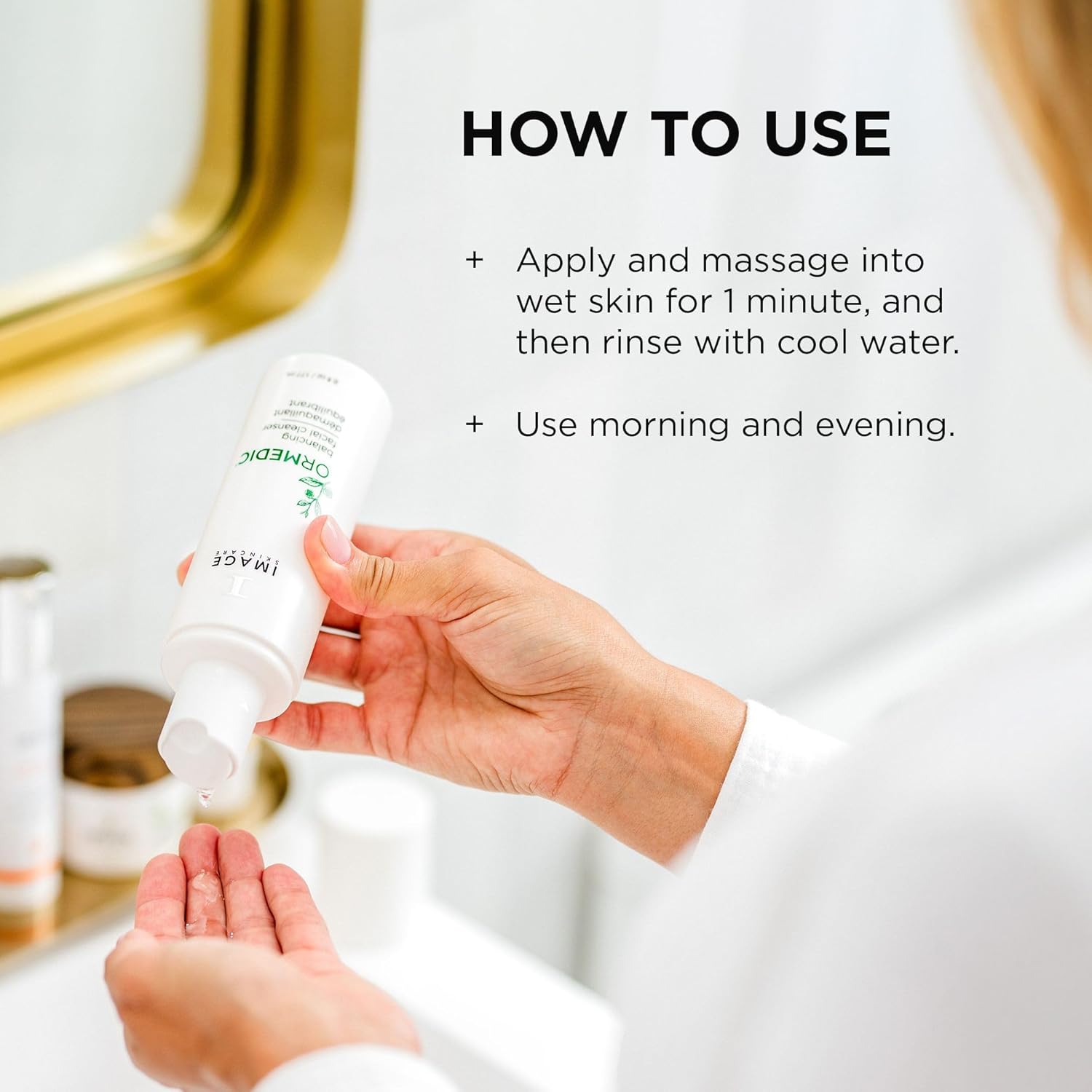 Image Skincare, Ormedic Ph Balancing Facial Cleanser, Mild Foaming And Hydrating Face Wash With Aloe Vera, 1.7 Fl Oz : Beauty & Personal Care