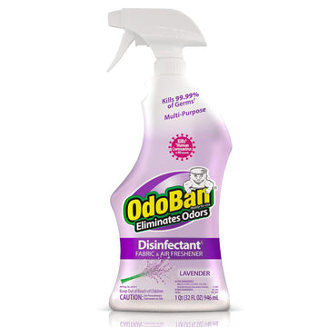 OdoBan Ready-to-Use Disinfectant and Odor Eliminator, 32 Ounce Spray Bottle, Lavender Scent