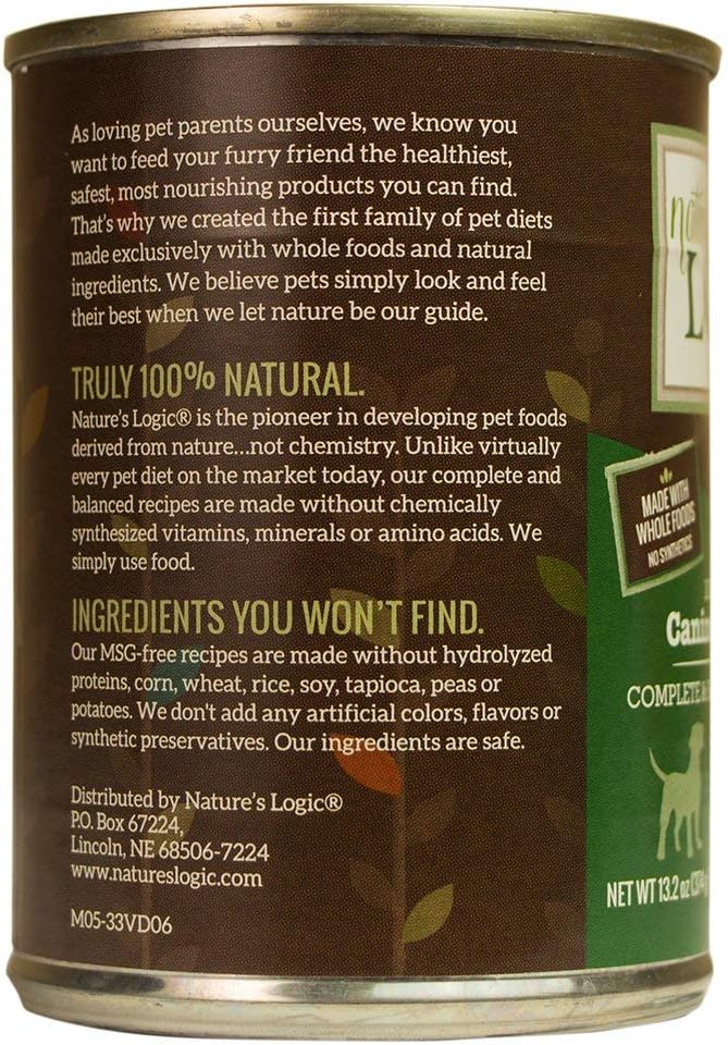 Natures Logic NL00103 Venison Feast Wet Dog Food, One Size: Pet Supplies: Amazon.com