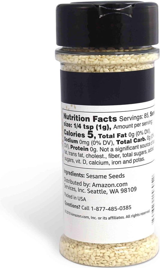 Amazon Brand - Happy Belly Sesame Seed, 3 ounce (Pack of 1)