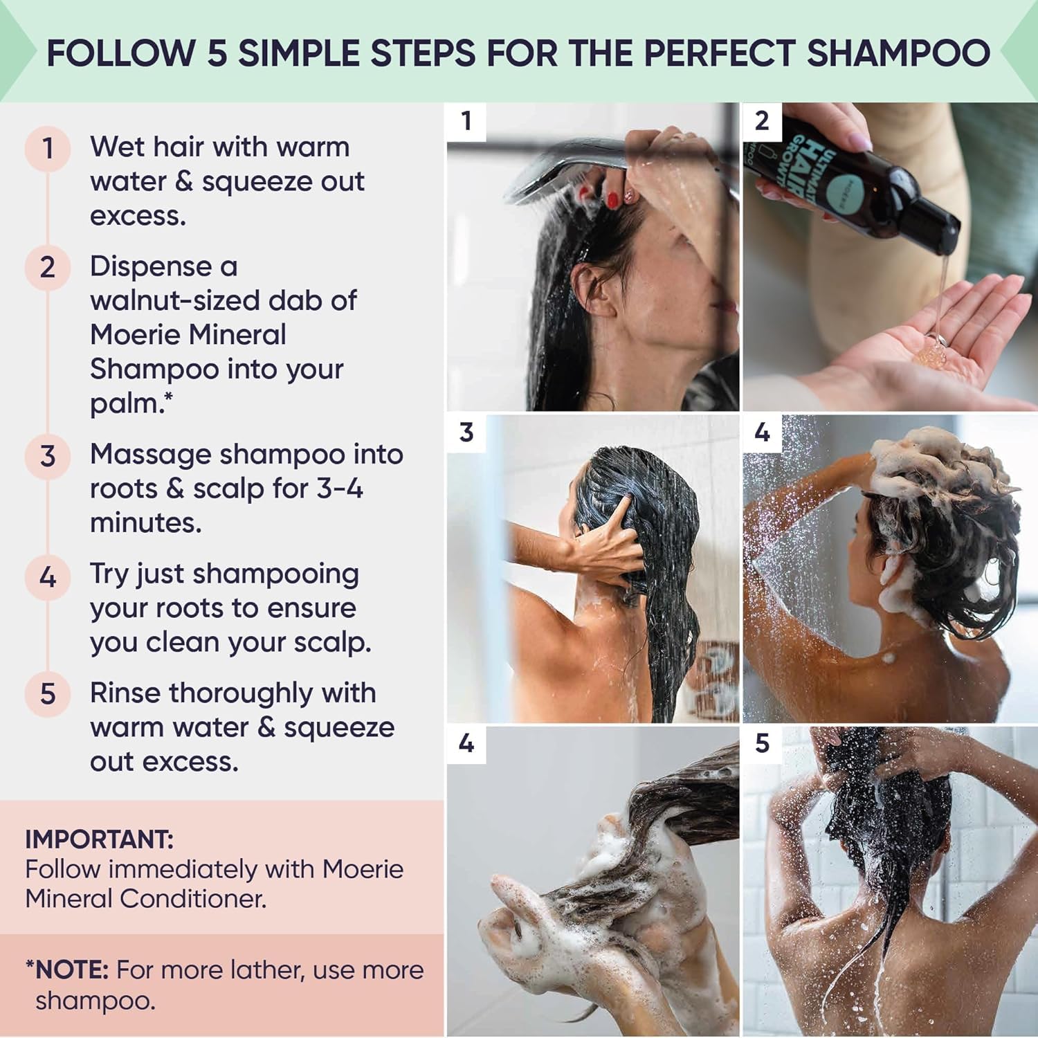 Moerie Ultimate Hair Growth Conditioner – For Longer, Thicker, Fuller Hair - Vegan Friendly Volumizing Hair Products – Paraben & Silicone Free – All Hair Types – Reverse Hair Loss – 8.45 Fl Oz (250Ml) : Beauty & Personal Care