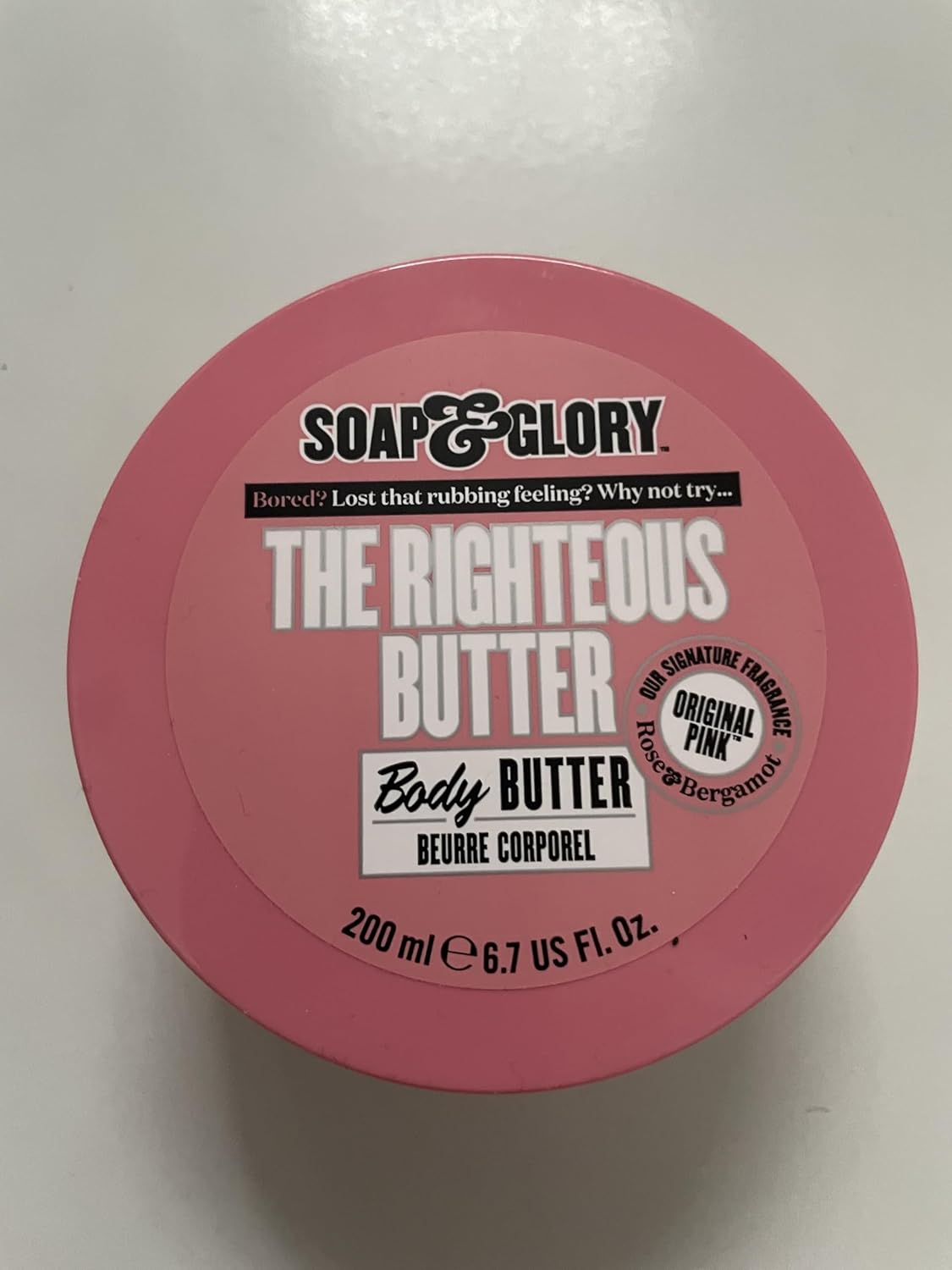 Soap & Glory The Righteous Body Butter, Rose & Bergamot Fragrance, 200Ml